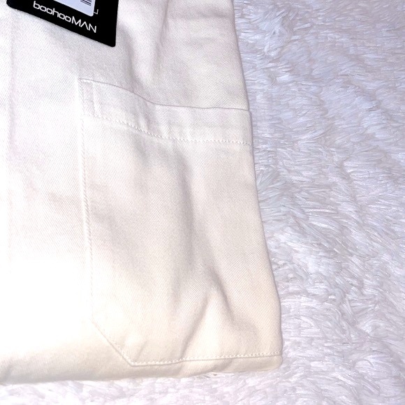 NWT Boohoo Man Sliced Twill Overshirt / Shirt Jacket - Picture 10 of 11